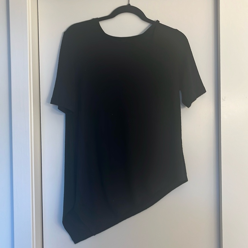 Banana Republic, small, asymmetrical black shirt